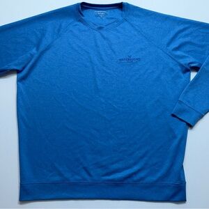 Holderness & Bourne Dry Luxe Performance Golf Shirt Mens XL The Betts Blue